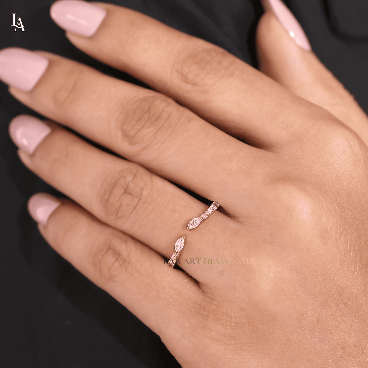 Open Cuff Ended Stacking Ring
