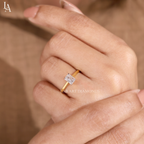 Emerald Cut Solitaire Engagement Ring