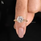 Round Cut Solitaire Engagement Ring
