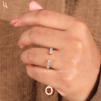 Unique Open Gap Wedding Band
