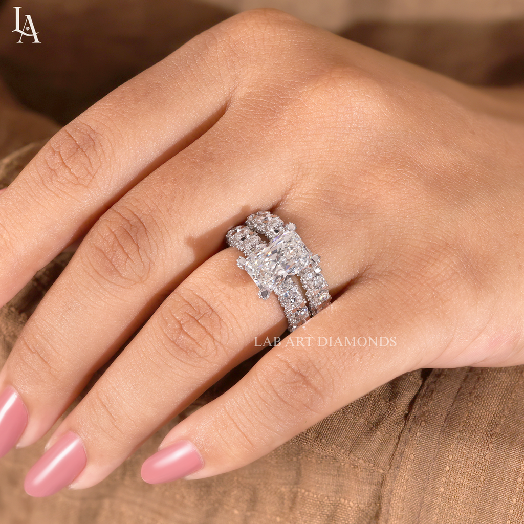Radiant Cut Bridal Set & Engagement Ring