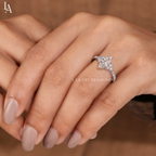 Marquise-Cut Real Lab Grown Diamond Ring