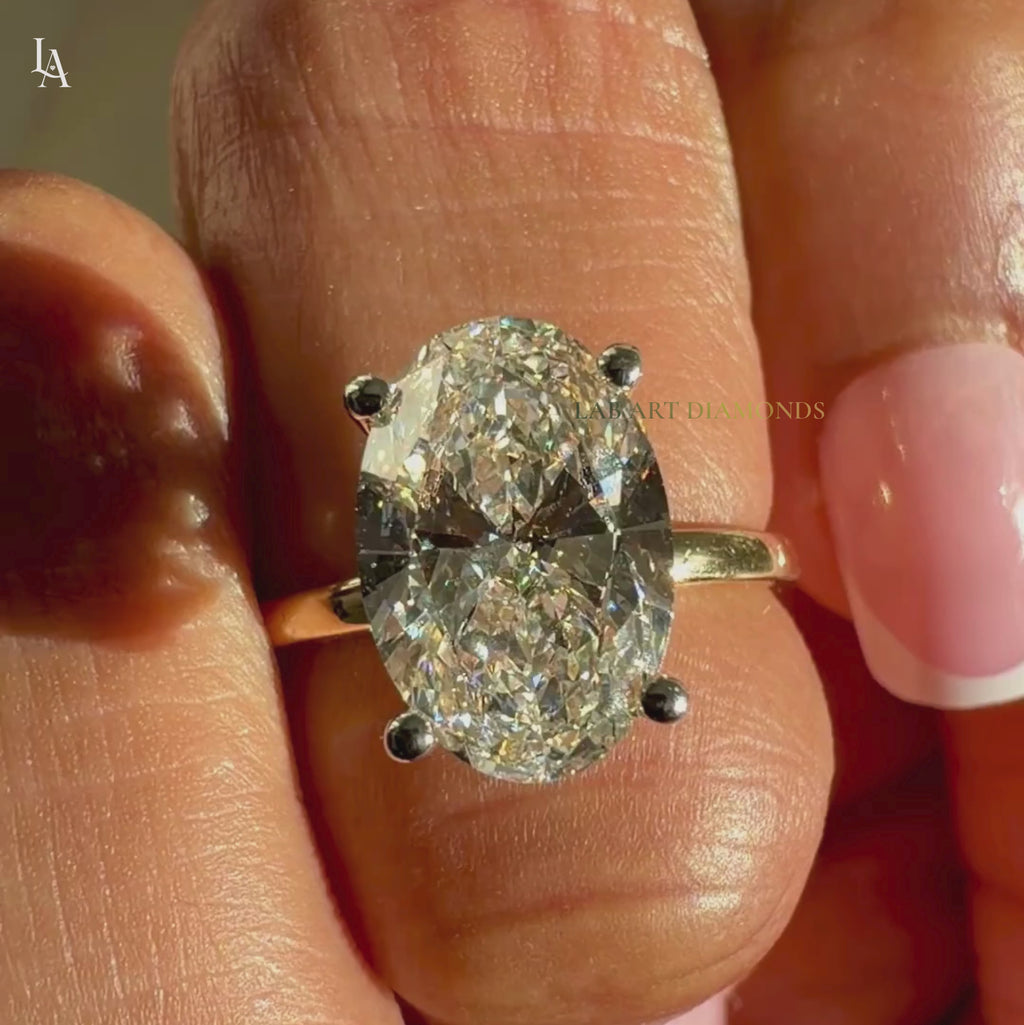Pear Cut Solitaire Engagement Ring