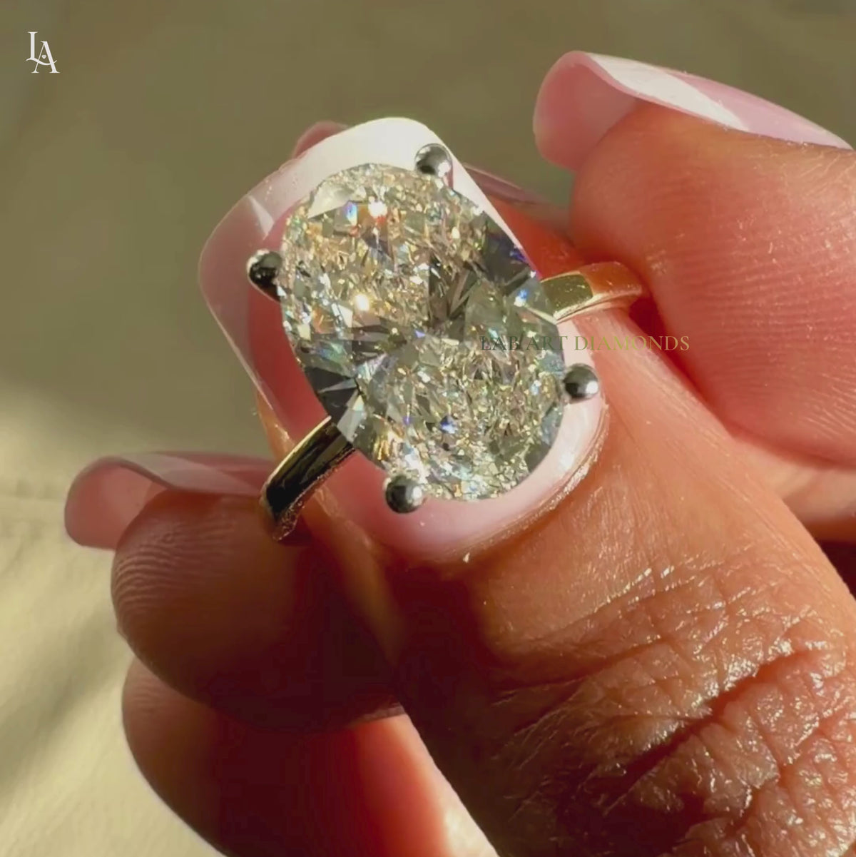 Pear Cut Solitaire Engagement Ring