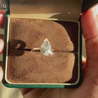 Pear Cut Solitaire Engagement Ring