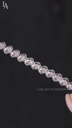 Classic Oval Lab Grown Diamond Tennis Bracelet