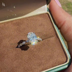 Oval Cut Hidden Halo Engagement Ring