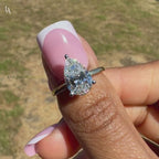 Pear Cut Solitaire Engagement Ring