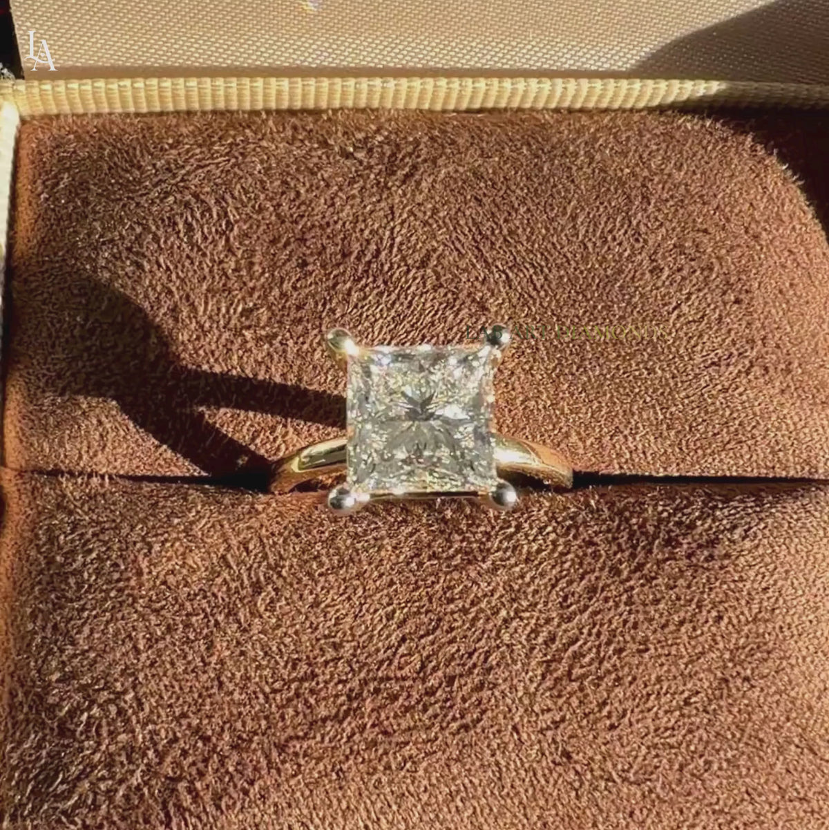 Princess Cut Solitaire Engagement Ring